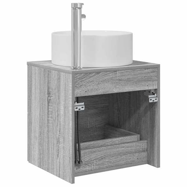 Eksklusiv hus - Vægmonteret vaskeskab Sonoma grå 49,5 x 44,5 x 65,5 cm