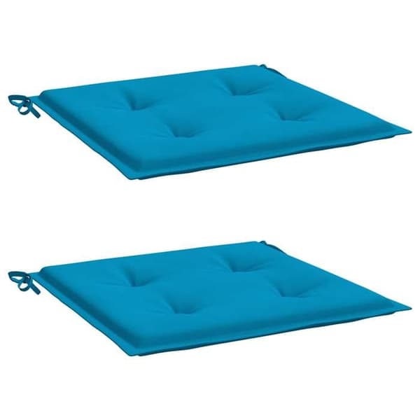 Maison Exclusive - Trädgårdsstolskuddar set om 2 blå 50x50x3 cm