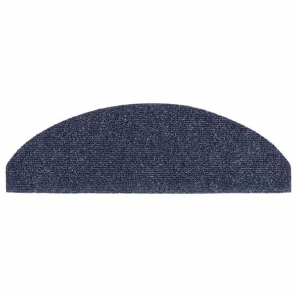 Maison Exclusive - Selvklæbende trappetæpper 15 stk 65x21x4 cm Blå Blå