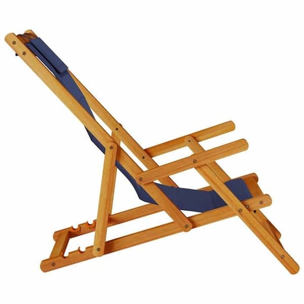 Maison Exclusive - Strandstol 2 stk Brun Massiv Akacietræ brun