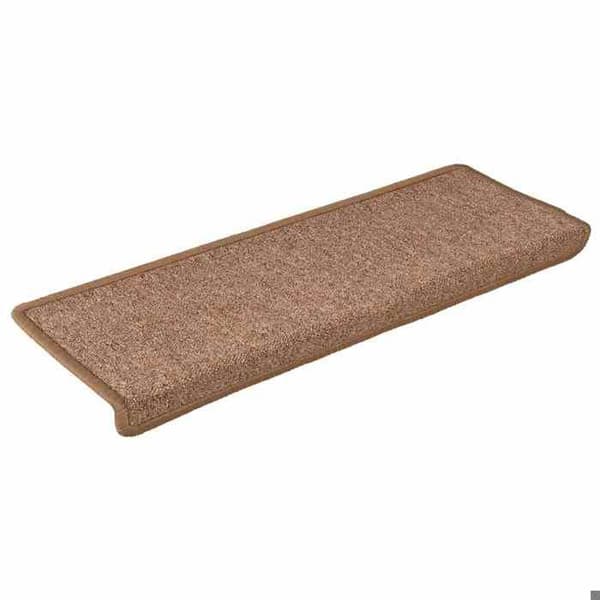 Maison Exclusive - Trappmatta 15 delar 65 x 21 x 4 cm Brun Rektangulär kant
