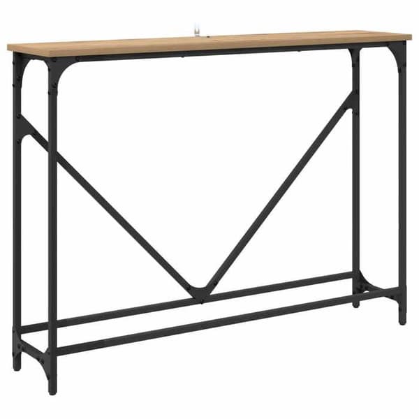 Maison Exclusive - Konsolbord i håndlavet eg 102 x 23 x 75 cm