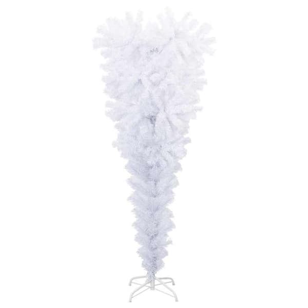Kunstig juletræ - EKSKLUSIV HUS - 120 cm - 150 hvide LED - PVC & stål - USB Vit