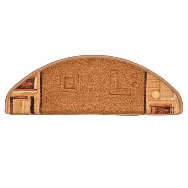 Maison Exclusive - Selvklebende trappetæpper 10 stk 65x21x4 cm Beige beige