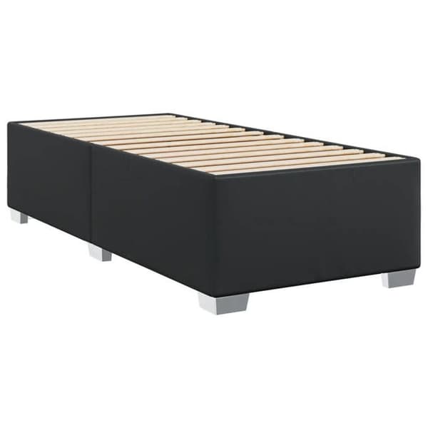 Maison Exclusive - Sengestel uden madras sort 90x200 cm kunstlæder Svart