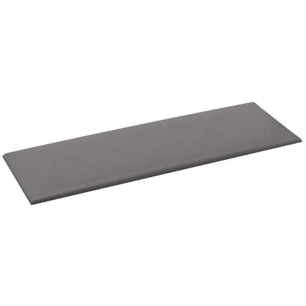 Maison Exclusive - Väggmonterad sänggavel 12 pc 90 x 30 cm Grå tyg