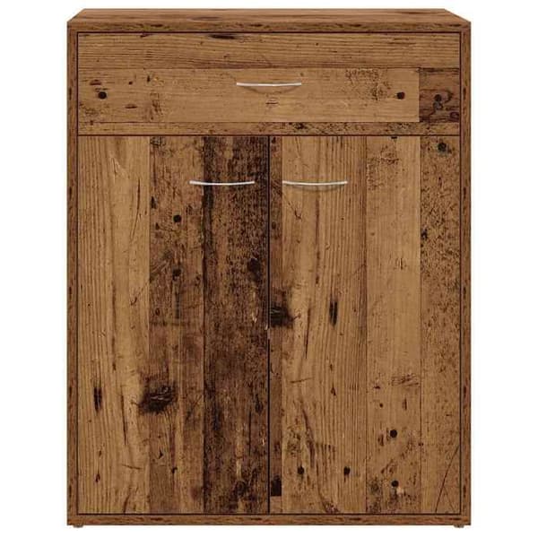 Maison Exclusive - Buffé gammalt trä 60x30x75 cm ingenjörsträ