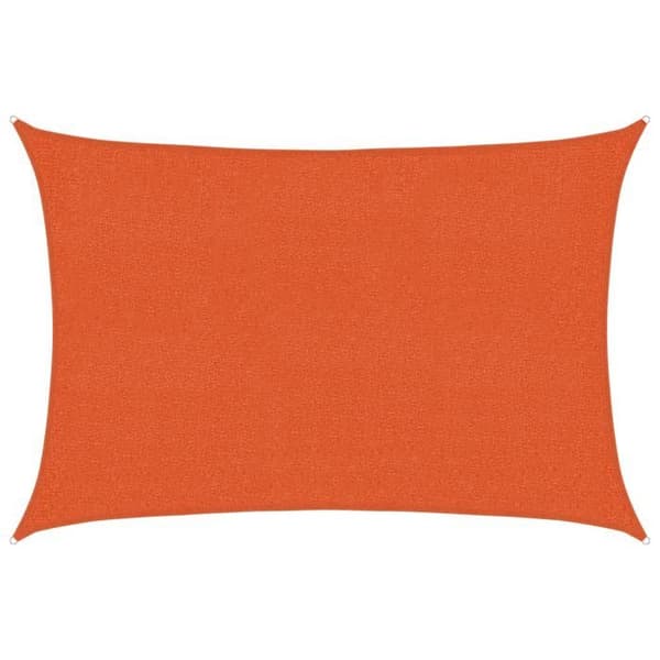 Skuggsegling - EXKLUSIV HEM - 2 x 2,5 m - PEHD 160 g/m² - Rektangulär orange - UV-skydd & mögelresistent Apelsin