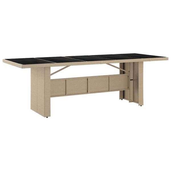 Maison Exclusive - 11 pc spisestue sæt til haven Beige polyrotin beige