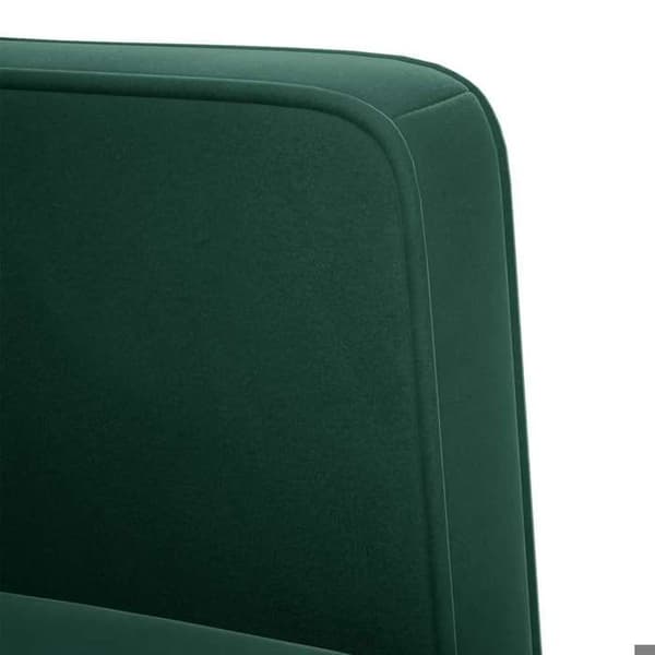 Maison Exclusive - Mörkgrön tvåsitsig soffa 111 cm sammet Mörkgrön