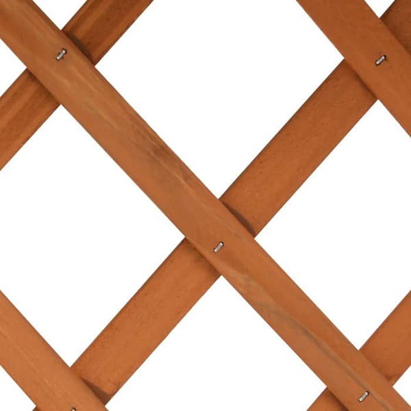 Maison Exclusive - Oranssi puutarhatrellissarjain 45x30x74cm Kuusipuusta