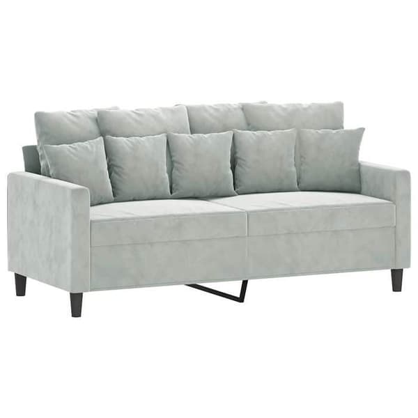 Maison Exclusive - 2-personers Sofa Lys Grå 140 cm Velour