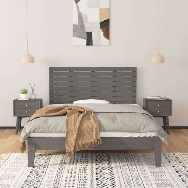 Maison Exclusive - Harmaa seinäpäätä 146x3x63 cm Massiivipuu mänty Grå