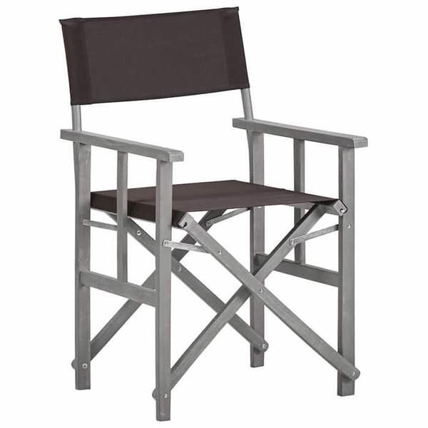 Maison Exclusive - Regissörsstolar set om 2 i massiv akaciaträ