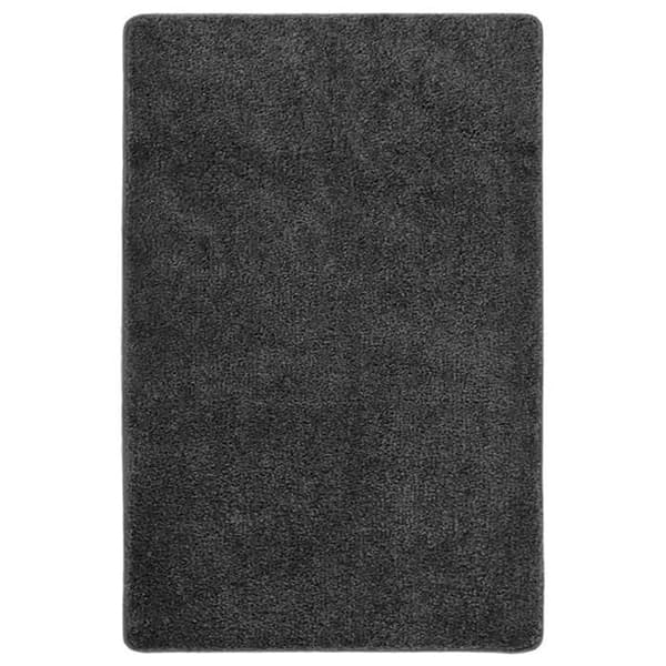 Tæppe - EKSKLUSIVT HUS - Shaggy - Grå - 200 x 290 cm - Antiskrid 20 mm Grå