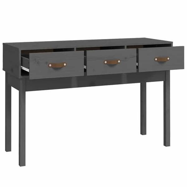 Maison Exclusive - Konsolbord Grå 114x40x75 cm Massivt furu Grå