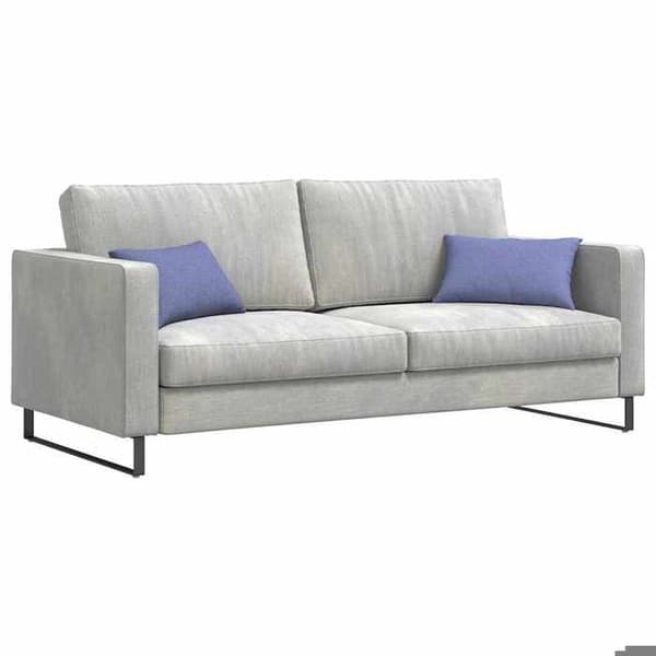 Maison Exclusive - Soffkuddar 2 st tyg Blå denim 50 x 30 cm denim blå