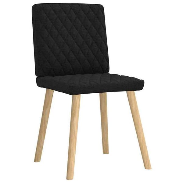 Maison Exclusive - Ruokatuolit 4 kpl musta kangas
