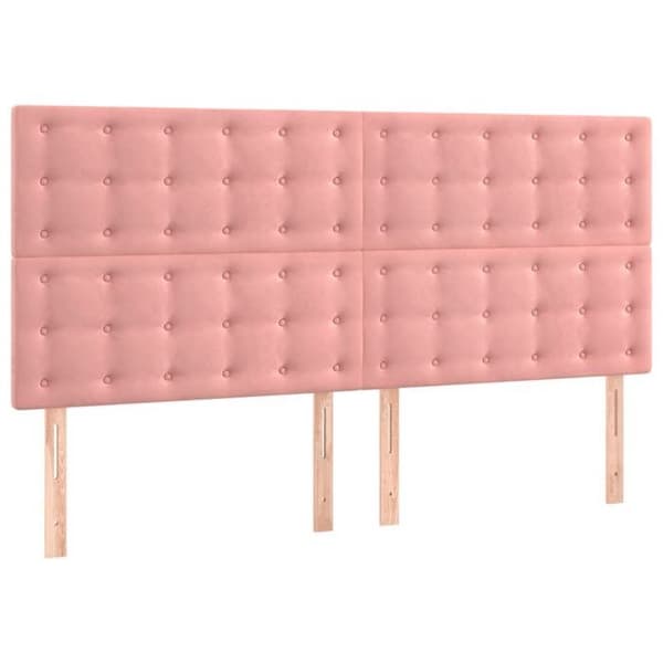 Maison Exclusive - Ruusupääty 160x5x118/128 cm Sametti Ros