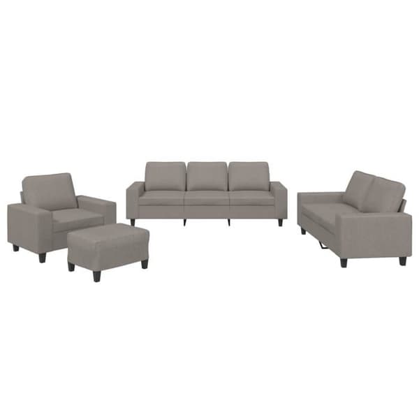 Maison Exclusive - 4 kpl taupe kangassohvasetti