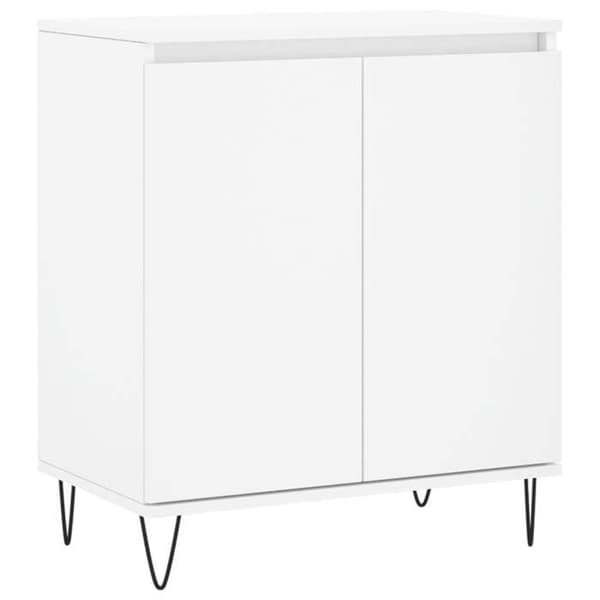 Maison Exclusive - Buffé Vit 60x35x70 cm Ingenjörsträ