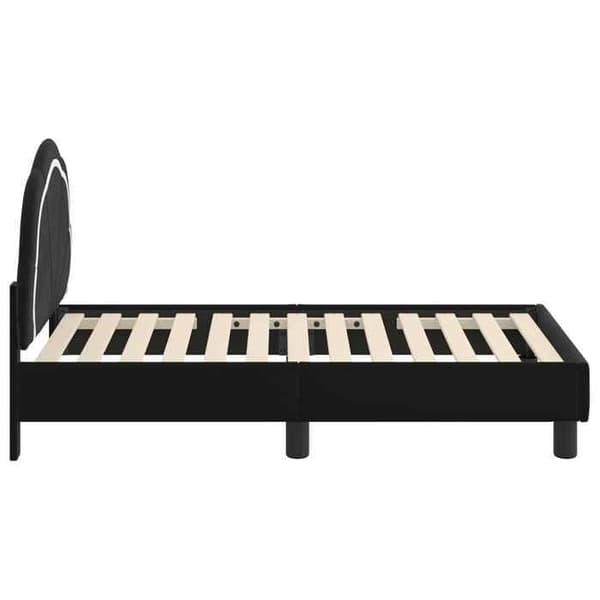 Børneseng - MAISON EXCLUSIVE - Maison Exclusive - Sort - 70 x 140 cm - Integreret hovedgærde Svart