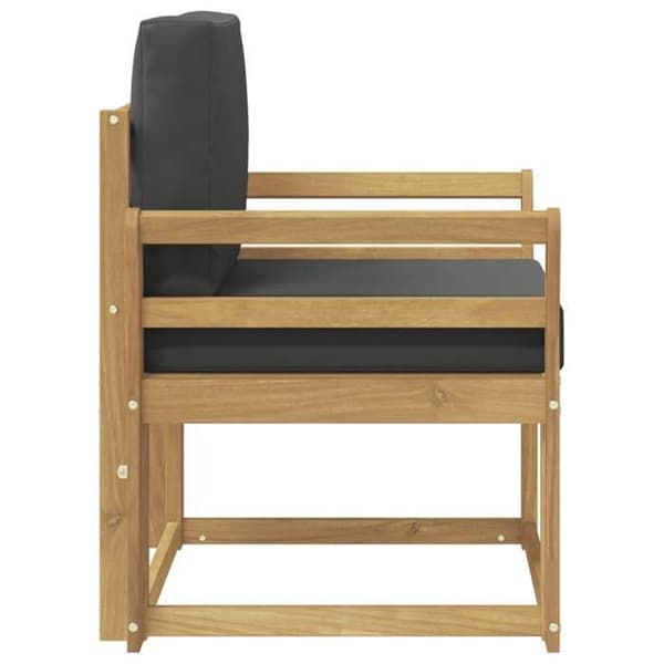 Maison Exclusive - Utomhussoffa i polyester vit och antracit
