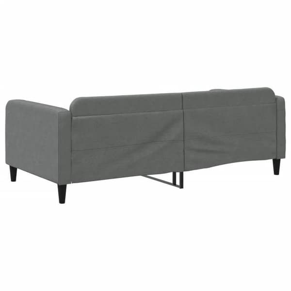 Maison Exclusive - Mörkgrå dagbädd 100x190 cm tyg Mörkgrå