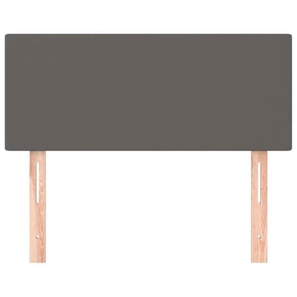 Maison Exclusive - Grå sänggavel 90x5x78/88 cm konstläder