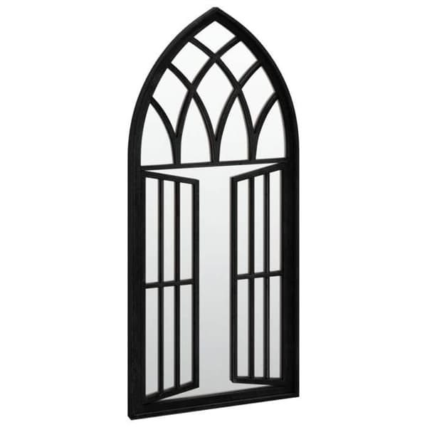 Maison Exclusive - Musta Peili 100x45 cm Rautaa sisäkäyttöön