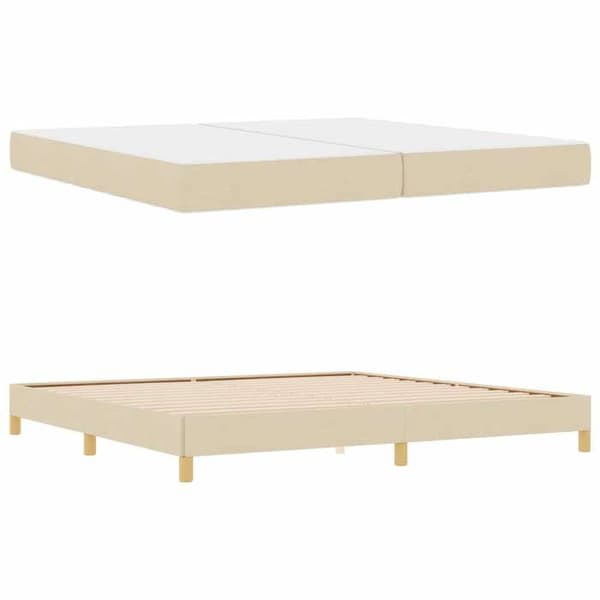 Maison Exclusive - Jousipatja Crème 200 x 200 cm kankaalla Grädde