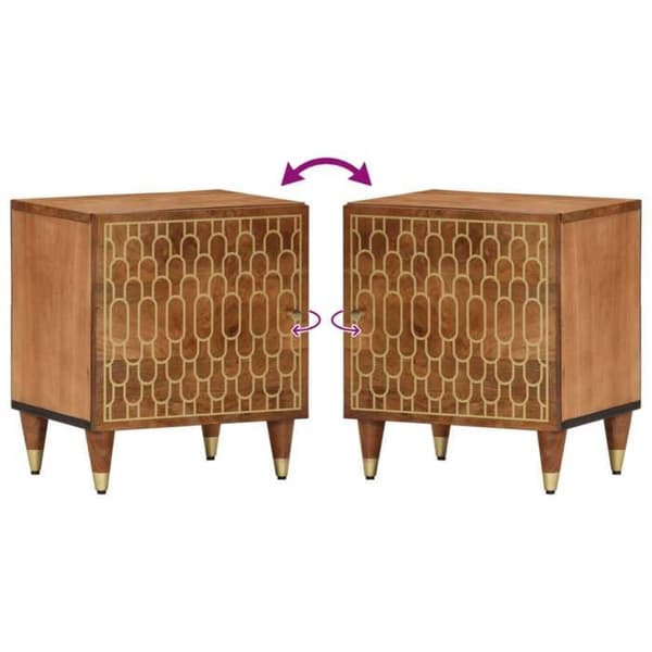 Maison Exclusive - Natbord 40x33x46 cm Solid mango træ
