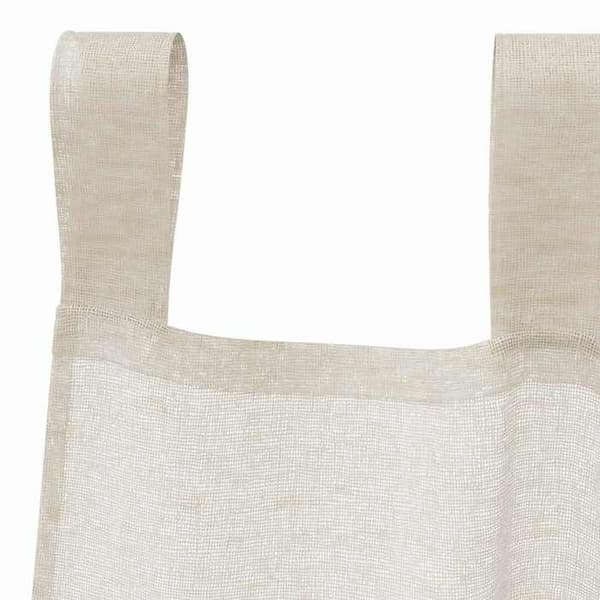 Maison Exclusive - Gardin i Voile 2 st Sandfärg 245 x 140 cm Polyester Sand