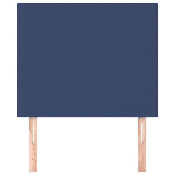Maison Exclusive - Blå sänggavel 90x5x118/128 cm Tyg Blå