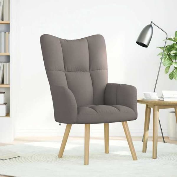 Avkopplingsfåtölj - EXKLUSIV HEM - Avkopplingsstol - Polyester tyg - Trä- och metallram - Polstrad sits Mol