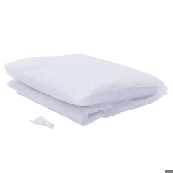 Senge myggenet - EKSKLUSIV HUS - Model 220 - Polyester - Sammenfoldelig - Hvid 56x56x220 cm Vit