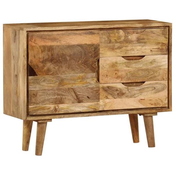 Maison Exclusive - Buffé i massivt mangoträ 90x30x69 cm
