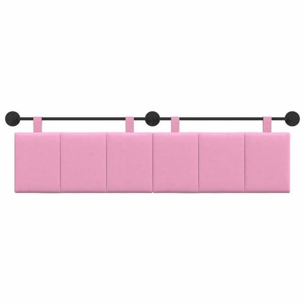 Maison Exclusive - Hängande sänggavel Rosa tyg Ros