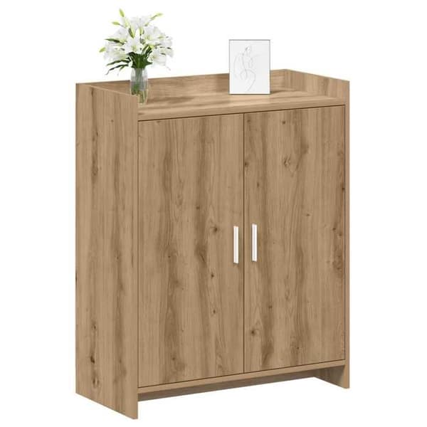 Skoopbevaring - EKSKLUSIV HUS - 73,5x36x92 cm - Ingeniørtræ - 90° døre - Stor kapacitet