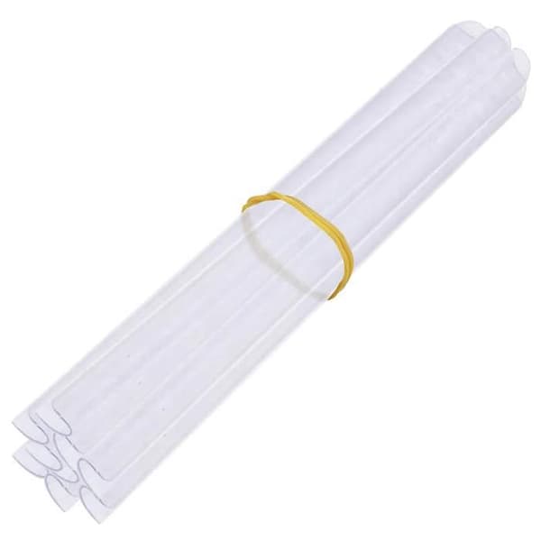 Maison Exclusive - Trädgårds integritetsskärmar 4 st PVC 35x0,19 m Vit