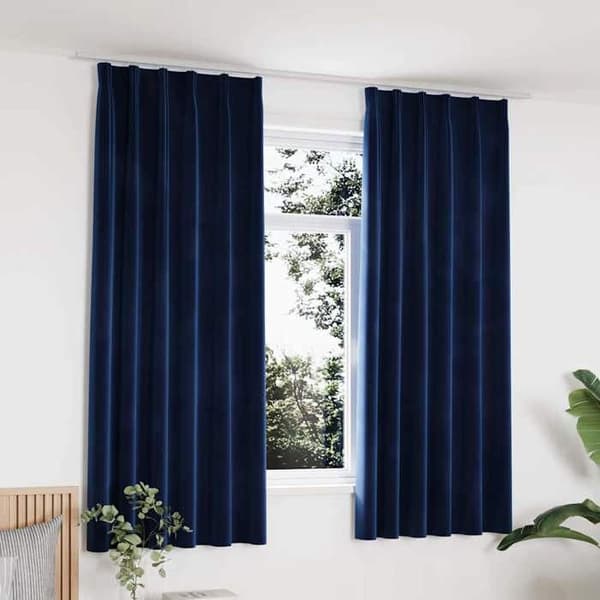 Valoeste - Maison Exclusive - Sametti - Tummansininen - 140 x 175 cm Mörkblå