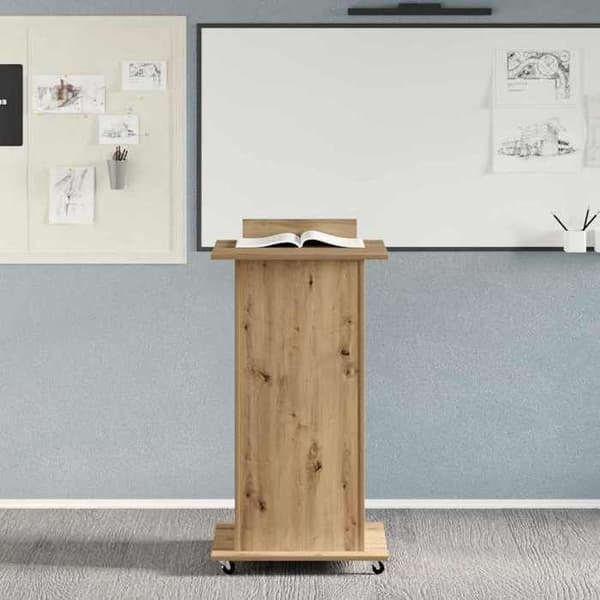 Maison Exclusive - Podium Egetræ håndlavet Ingeniørtræ 55 x 55 x 107 cm