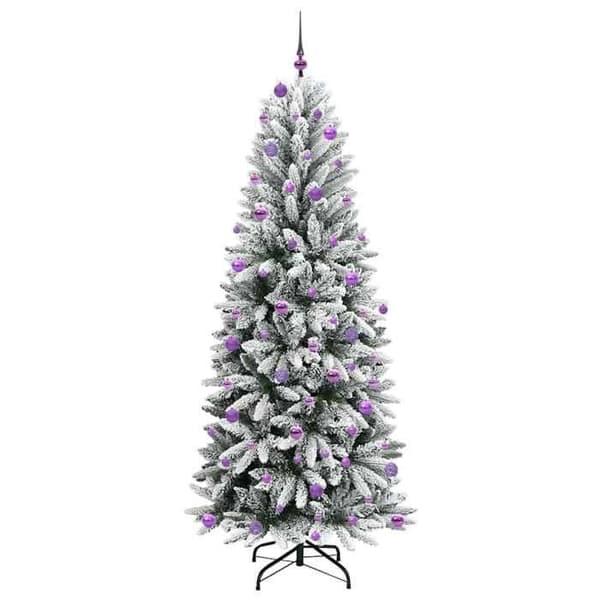 Maison Exclusive - Konstgjord Julgran Vit 240 cm Vit