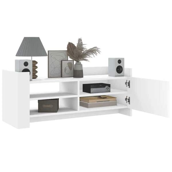 Maison Exclusive - TV Møbel Hvid 100x35x40 cm Ingeniørtræ