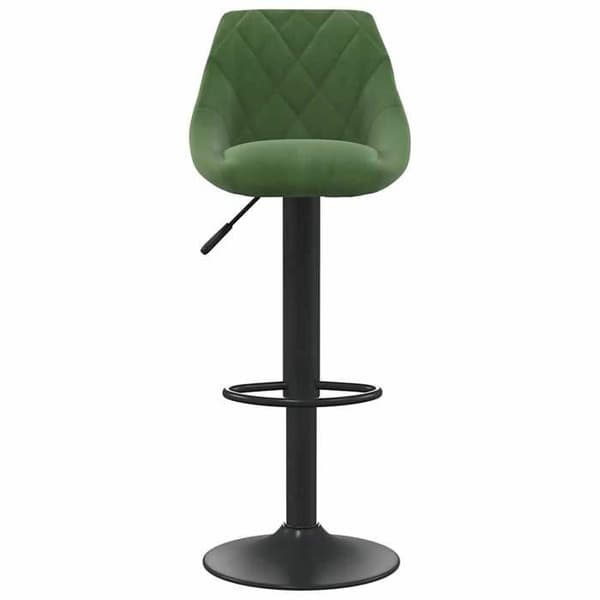Maison Exclusive - Mörkgrön Sammet Barstol