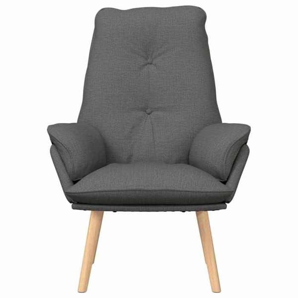 Fåtölj - MAISON EXCLUSIVE - Maison Exclusive - Mörkgrå - Polyester tyg - 69x74x93 cm Mörkgrå