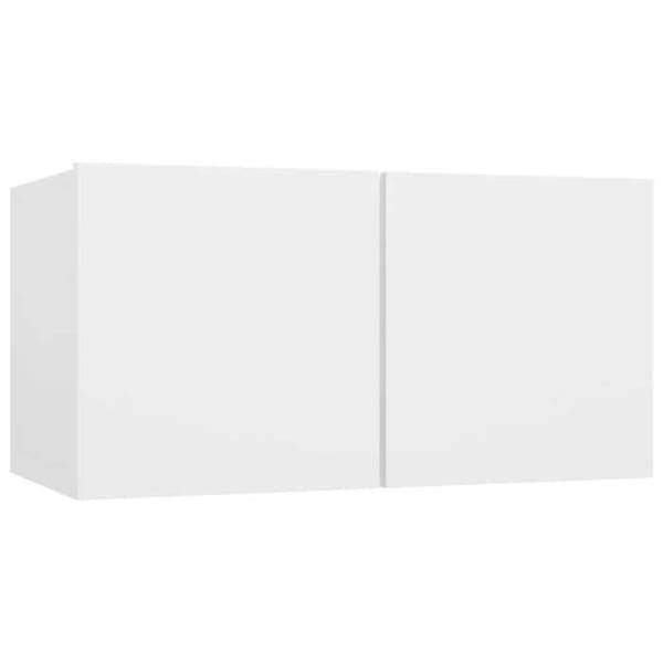 Maison Exclusive - Väggmonterad TV-möbel Vit 60x30x30 cm