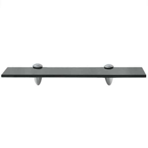 Maison Exclusive - Væghylde Glas 40 x 20 cm 8 mm Matte svart