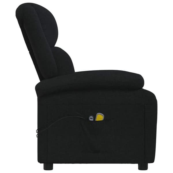 Maison Exclusive - Elektrisk massage stol Sort Stof
