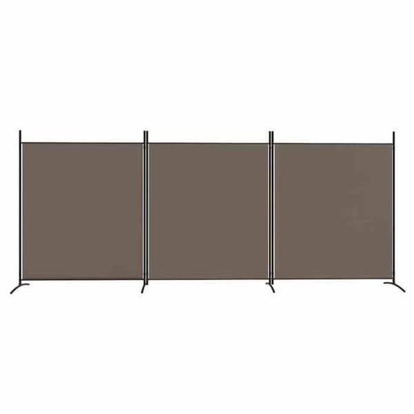 Maison Exclusive - Skillevæg 3 paneler Antracit 525x180 cm Stof